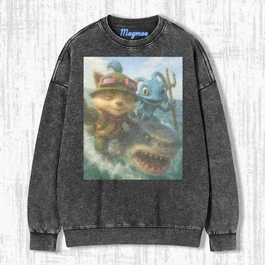 Funny Vintage Washed LOL Selfie Tee