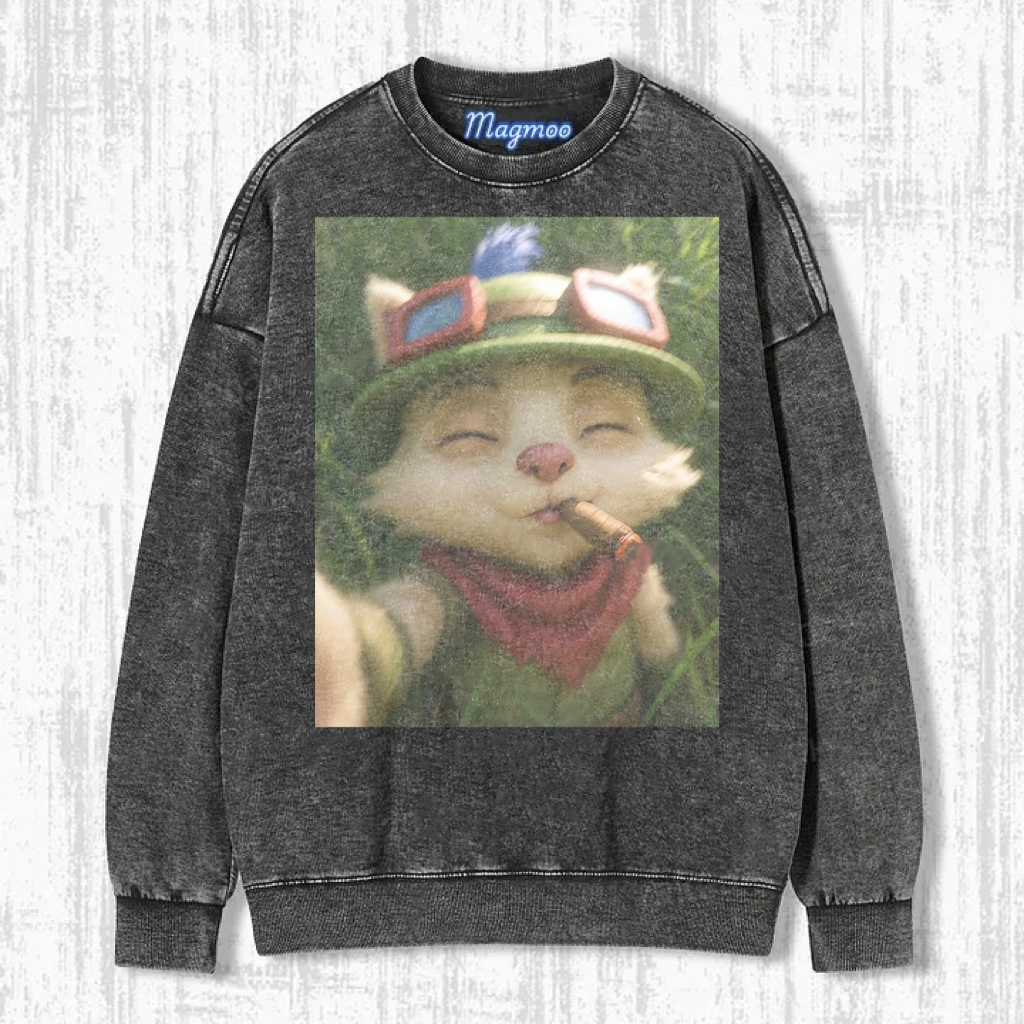 Funny Vintage Washed LOL Selfie Tee