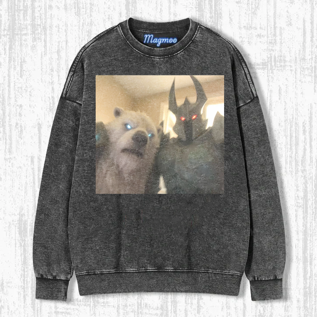 Funny Vintage Washed LOL Selfie Tee