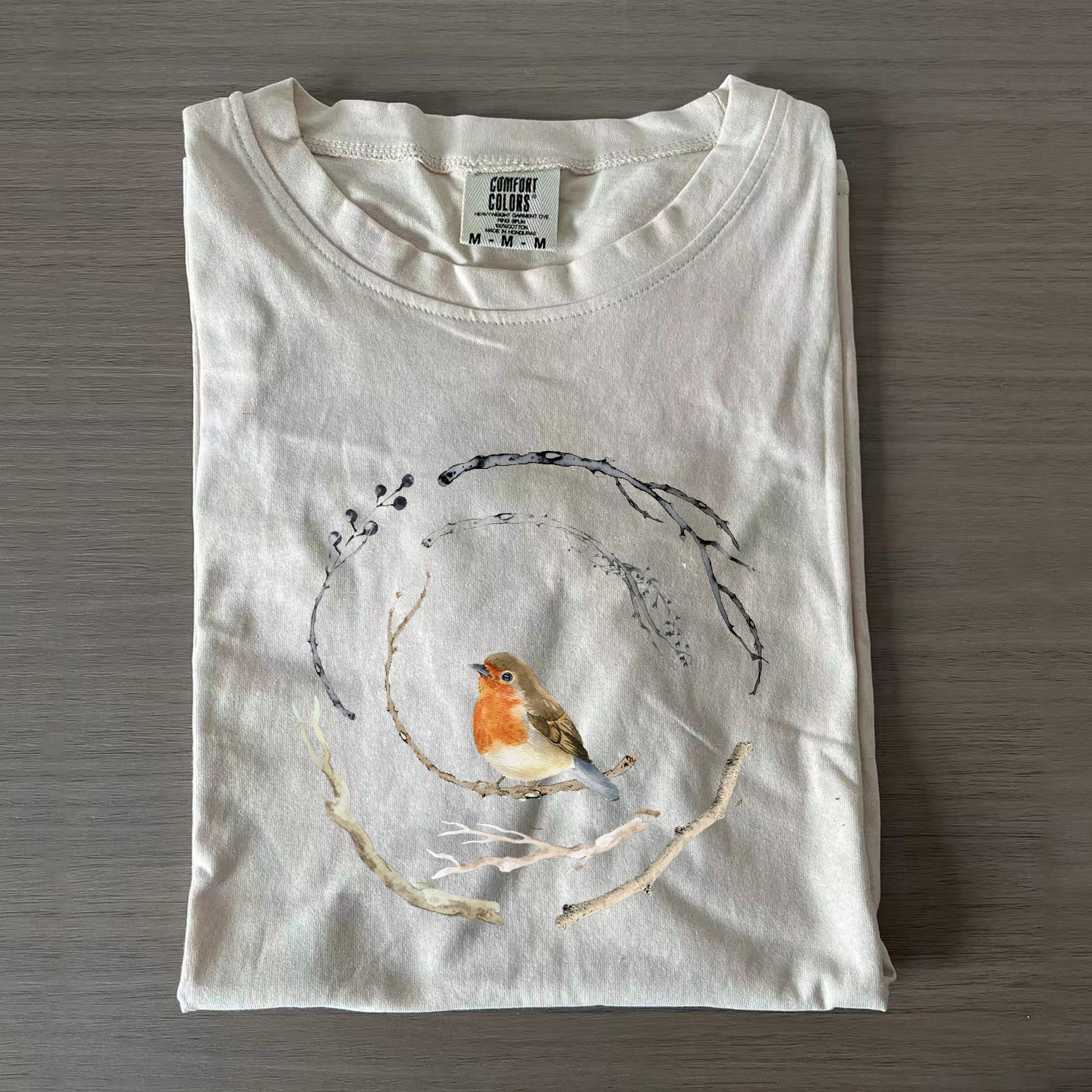 Comfort Colors Bird T-shirt-Magmoo