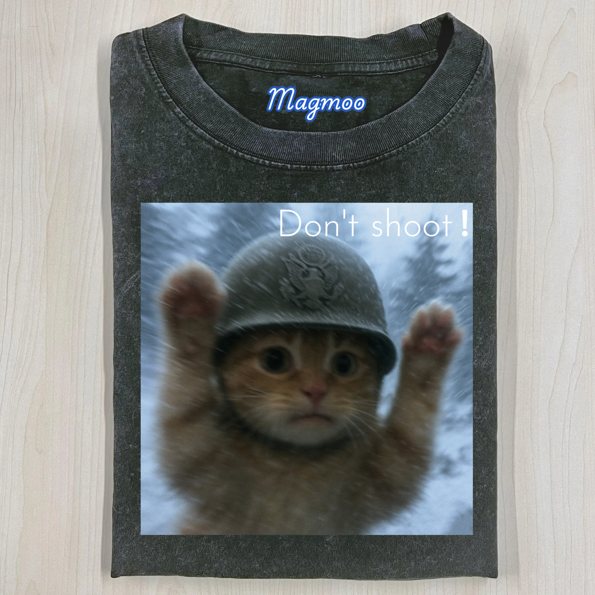DON'T SHOOT FUNNY CAT T-SHIRT