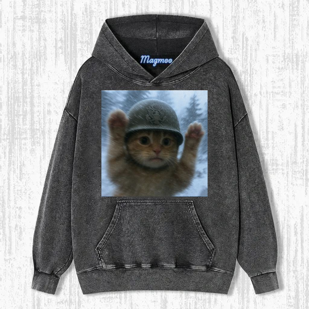 DON'T SHOOT FUNNY CAT T-SHIRT