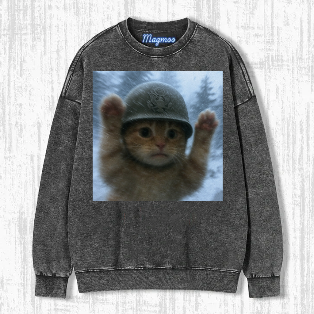 DON'T SHOOT FUNNY CAT T-SHIRT