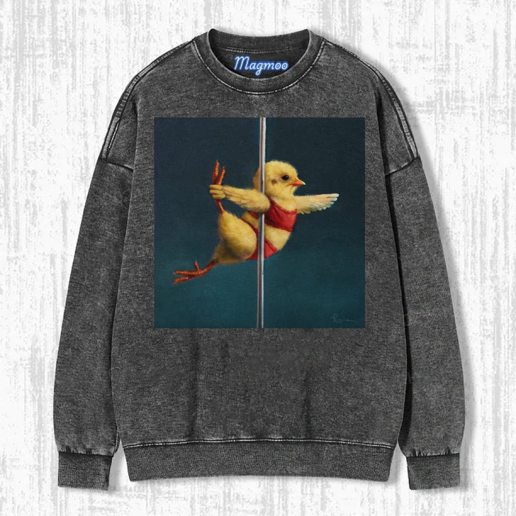 Pole Dancing Chicken T-shirt