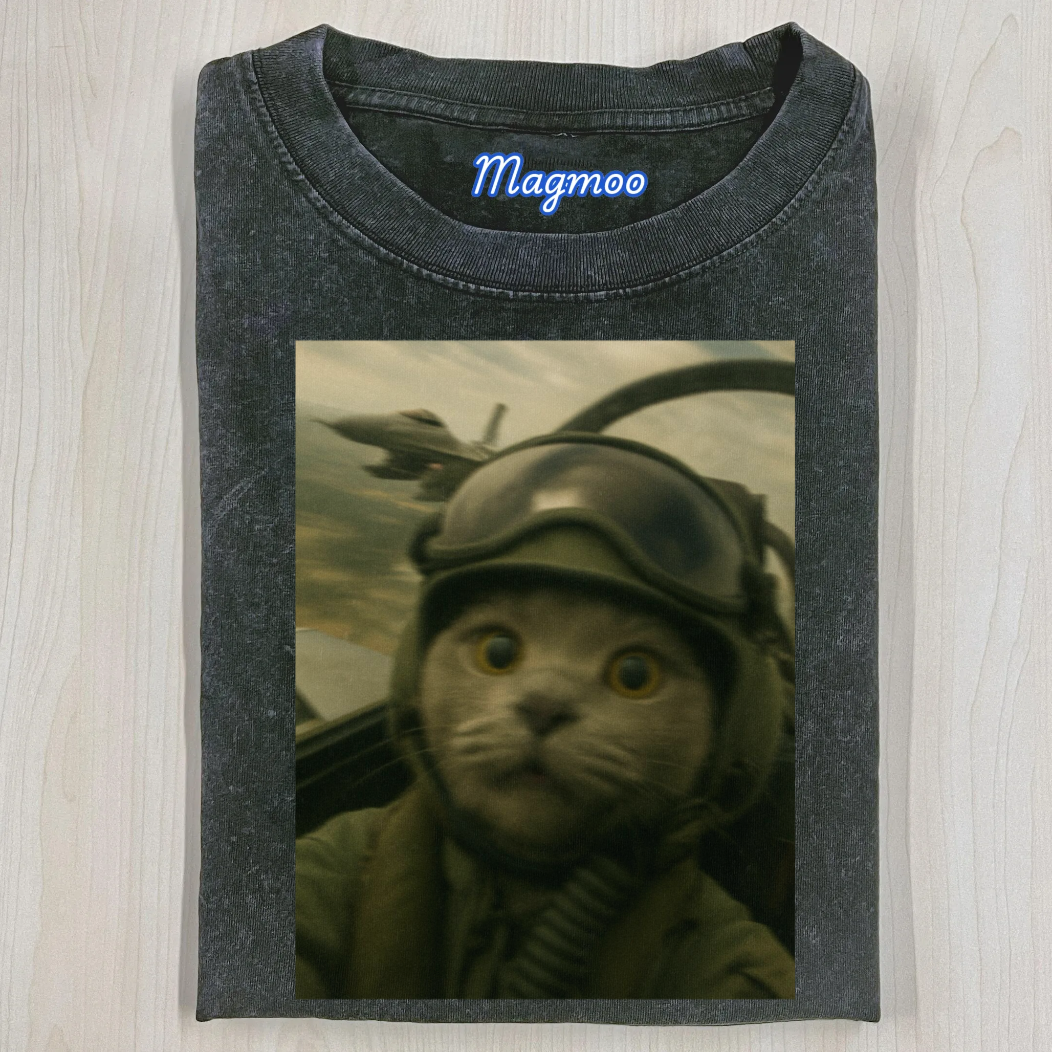 Vintage Pilot Cat T-shirt