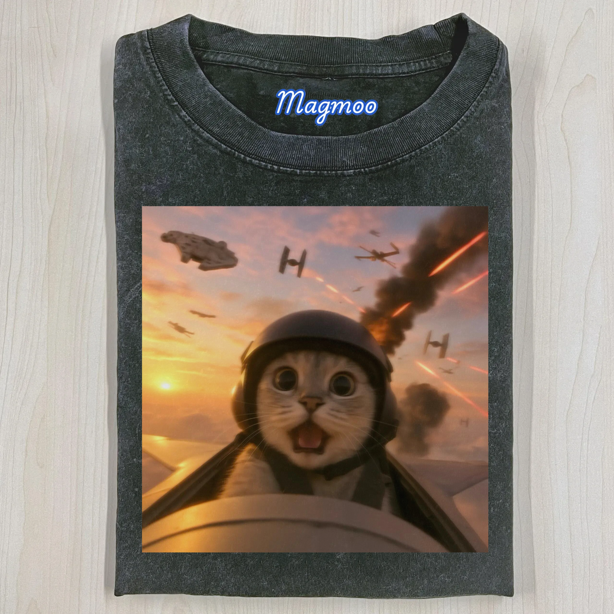 Vintage Pilot Cat T-shirt