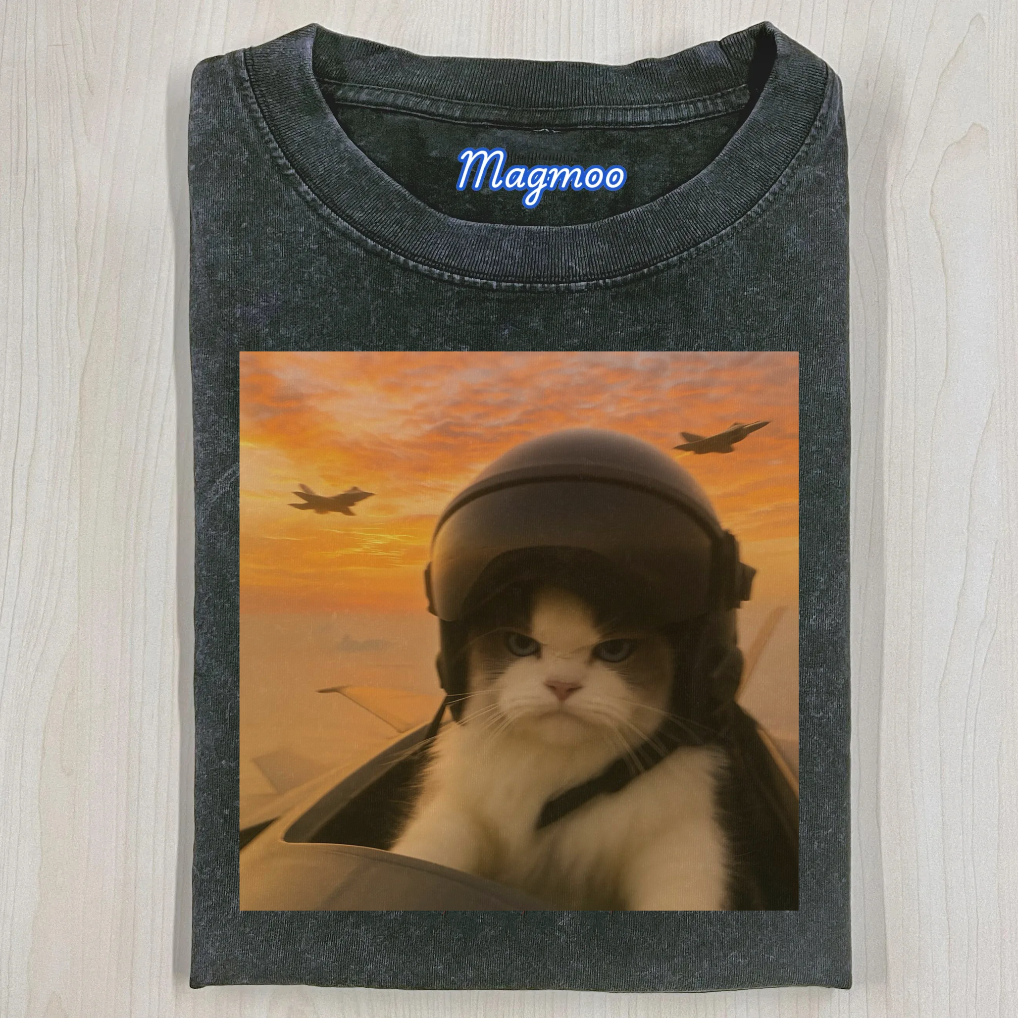 Vintage Pilot Cat T-shirt