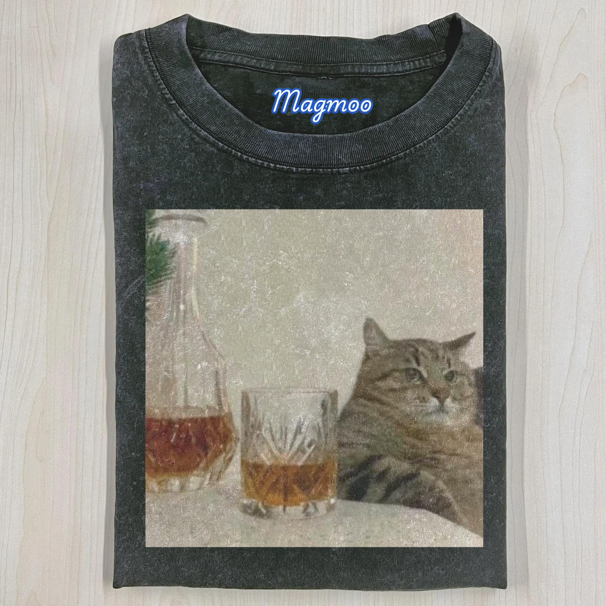 Funny Drunk Cat T-Shirt