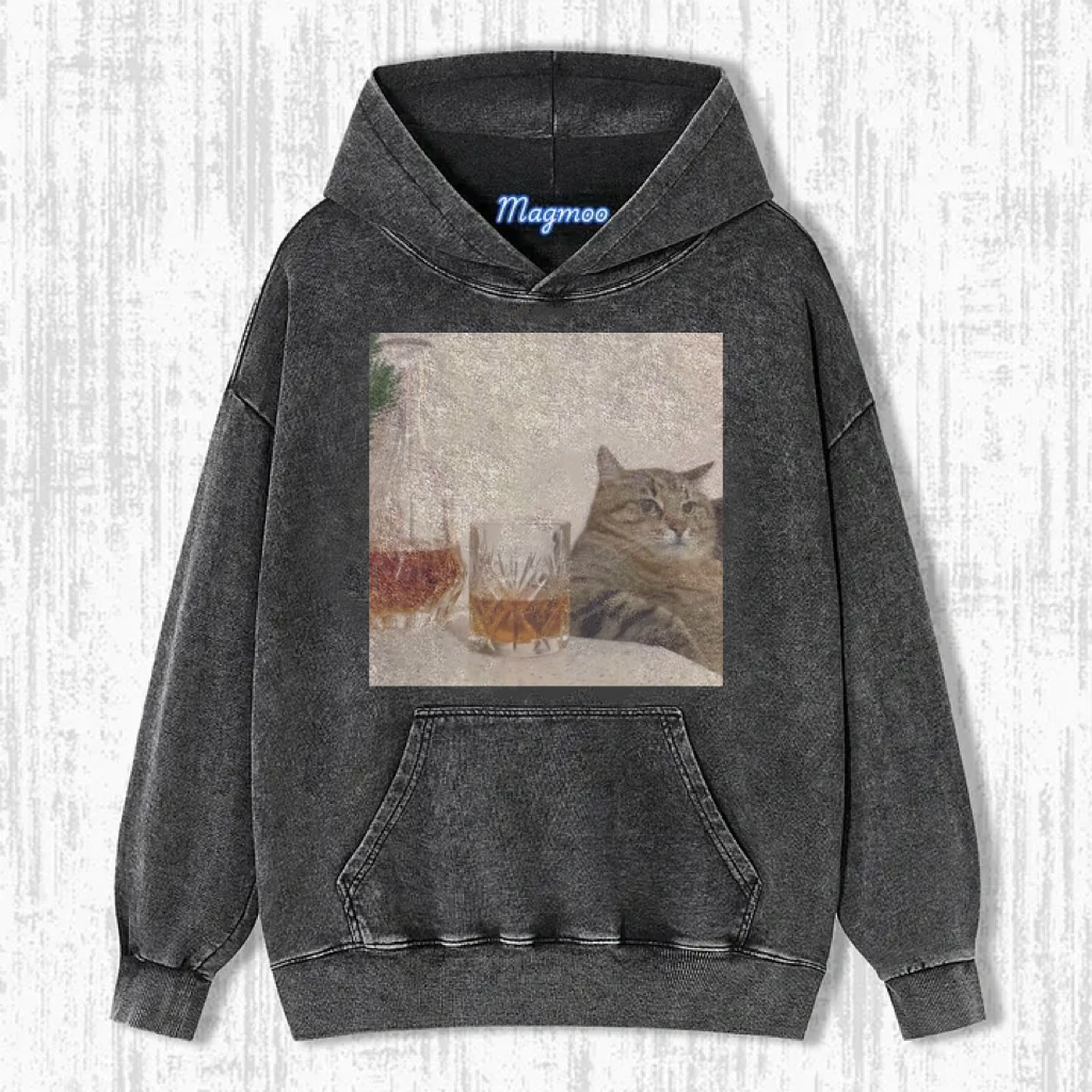 Funny Drunk Cat T-Shirt