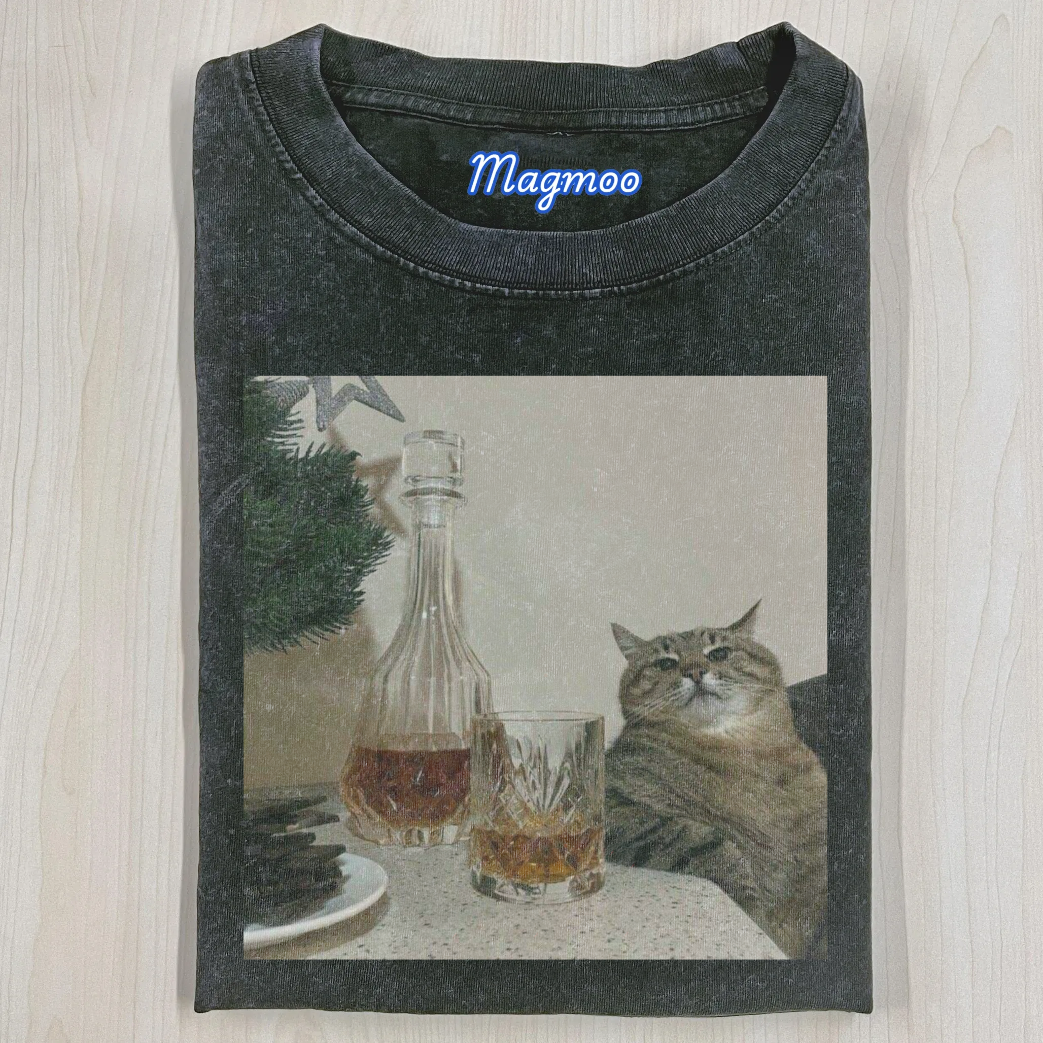 Funny Drunk Cat T-Shirt