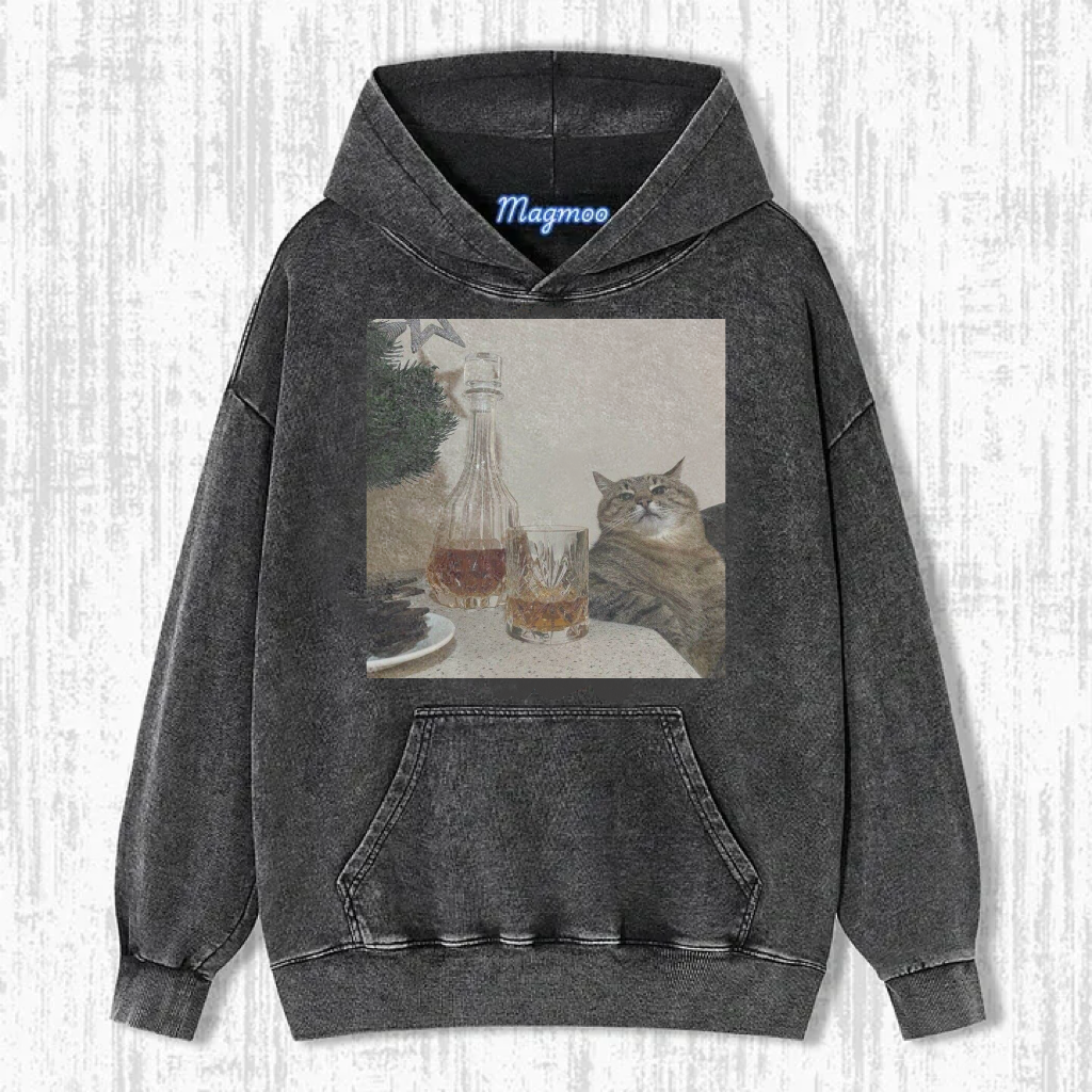 Funny Drunk Cat T-Shirt