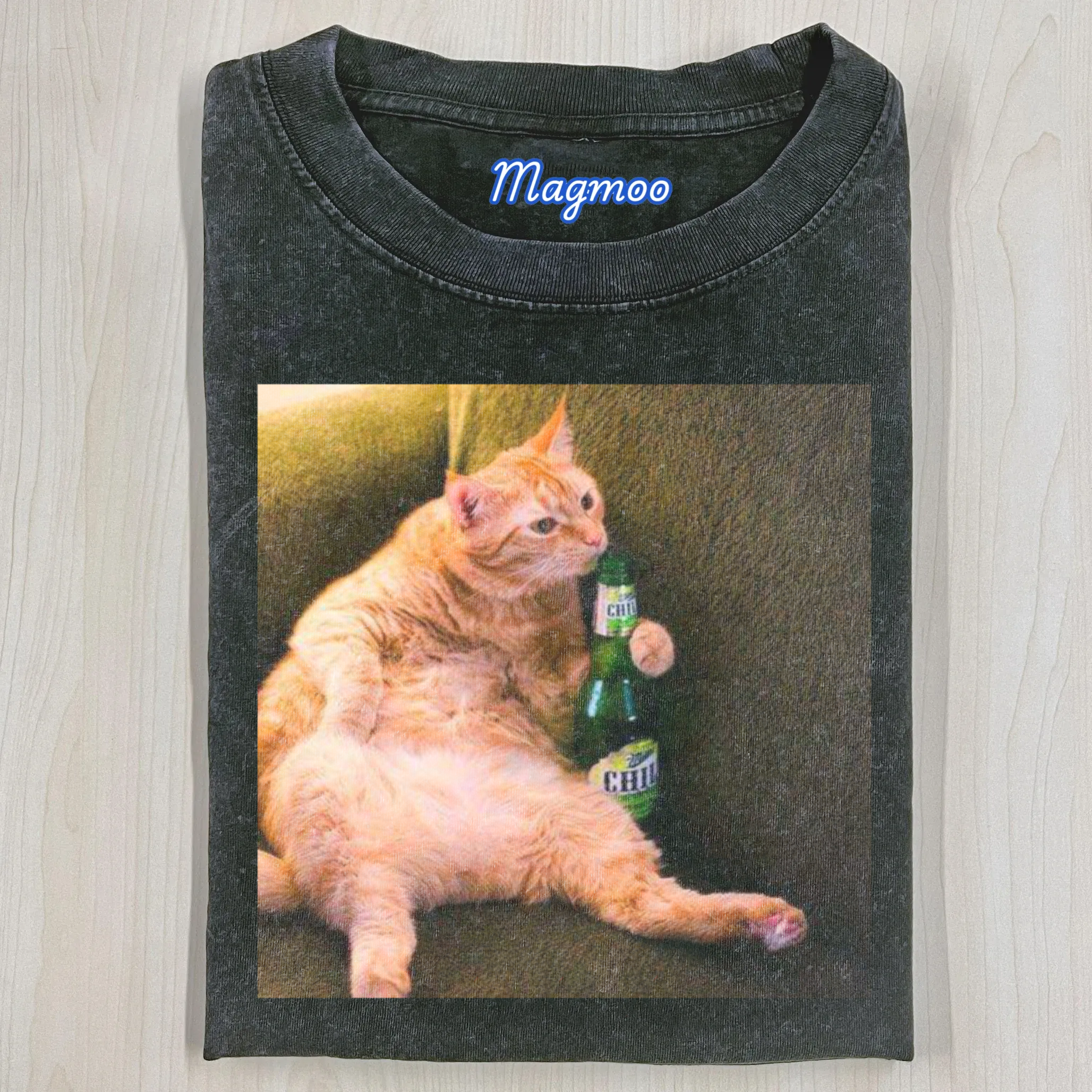 Funny Drunk Cat T-Shirt