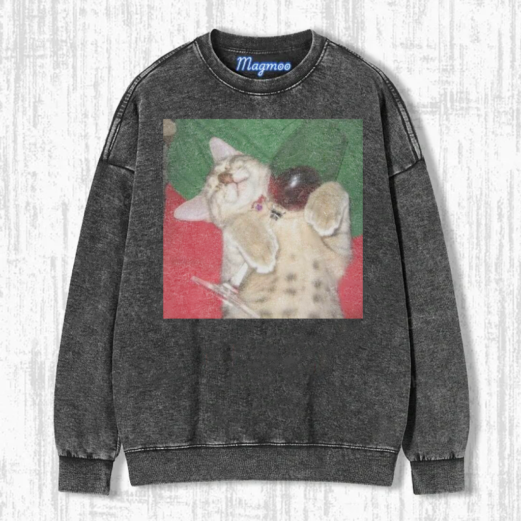 Funny Drunk Cat T-Shirt