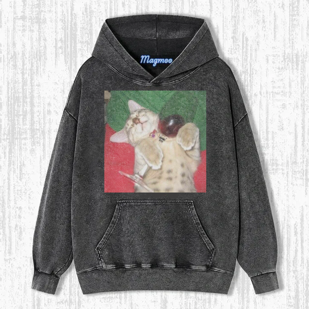 Funny Drunk Cat T-Shirt