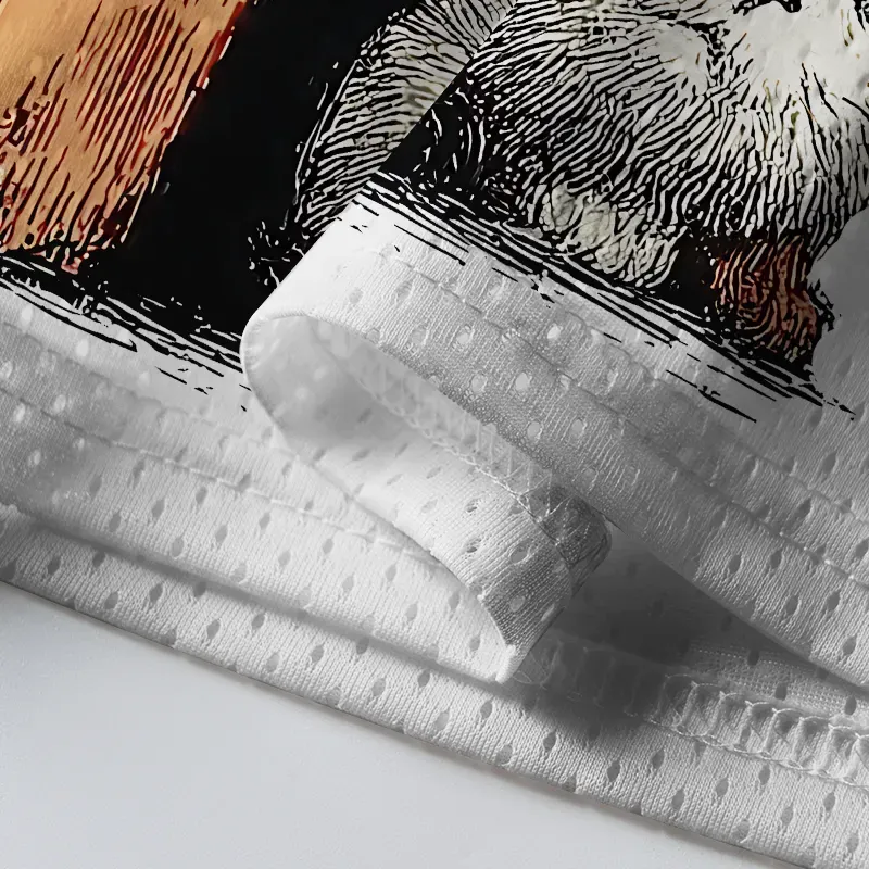 Magmoo Five Cats Are Watching You Mesh Jersey-Magmoo