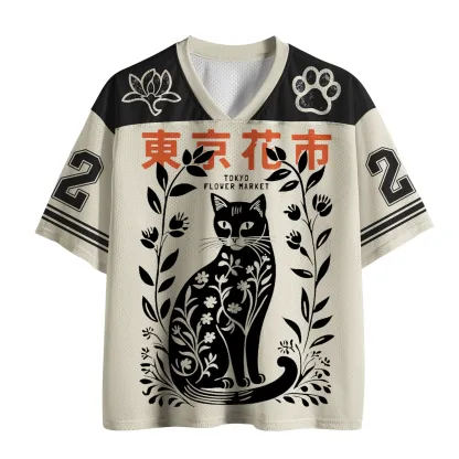 Magmoo Tokyo Flower Market Mesh Jersey-Magmoo