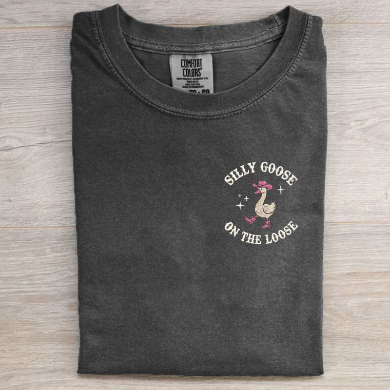 Comfort Colors Silly Goose On The Loose T-shirt-Magmoo
