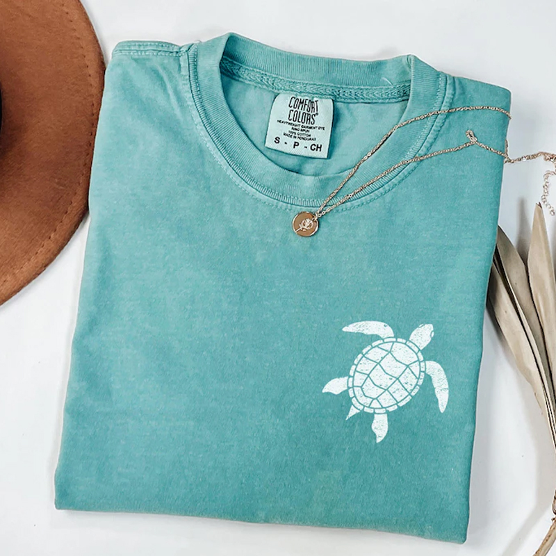Vintage Sea Turtle T-shirt-Magmoo