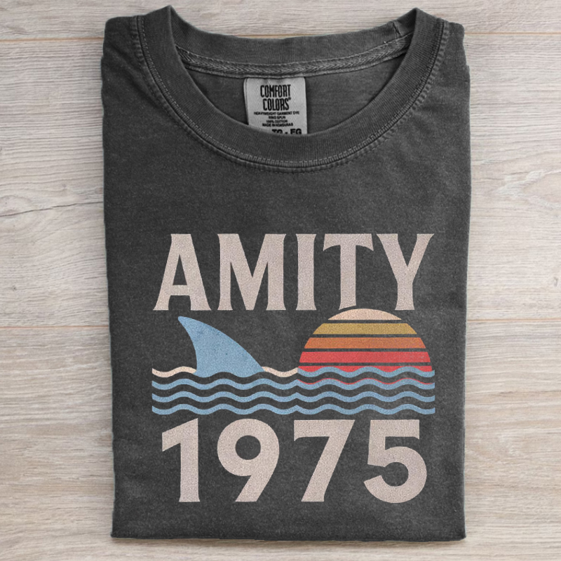 Amity Island 1975 T-shirt-Magmoo