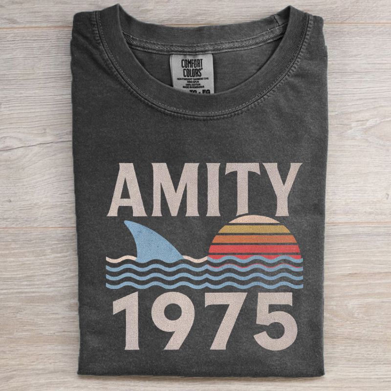 Amity Island 1975 T-shirt-Magmoo
