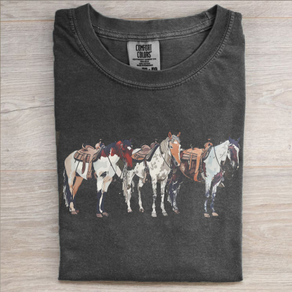 Western Horse Comfort Colors T-shirt-Magmoo
