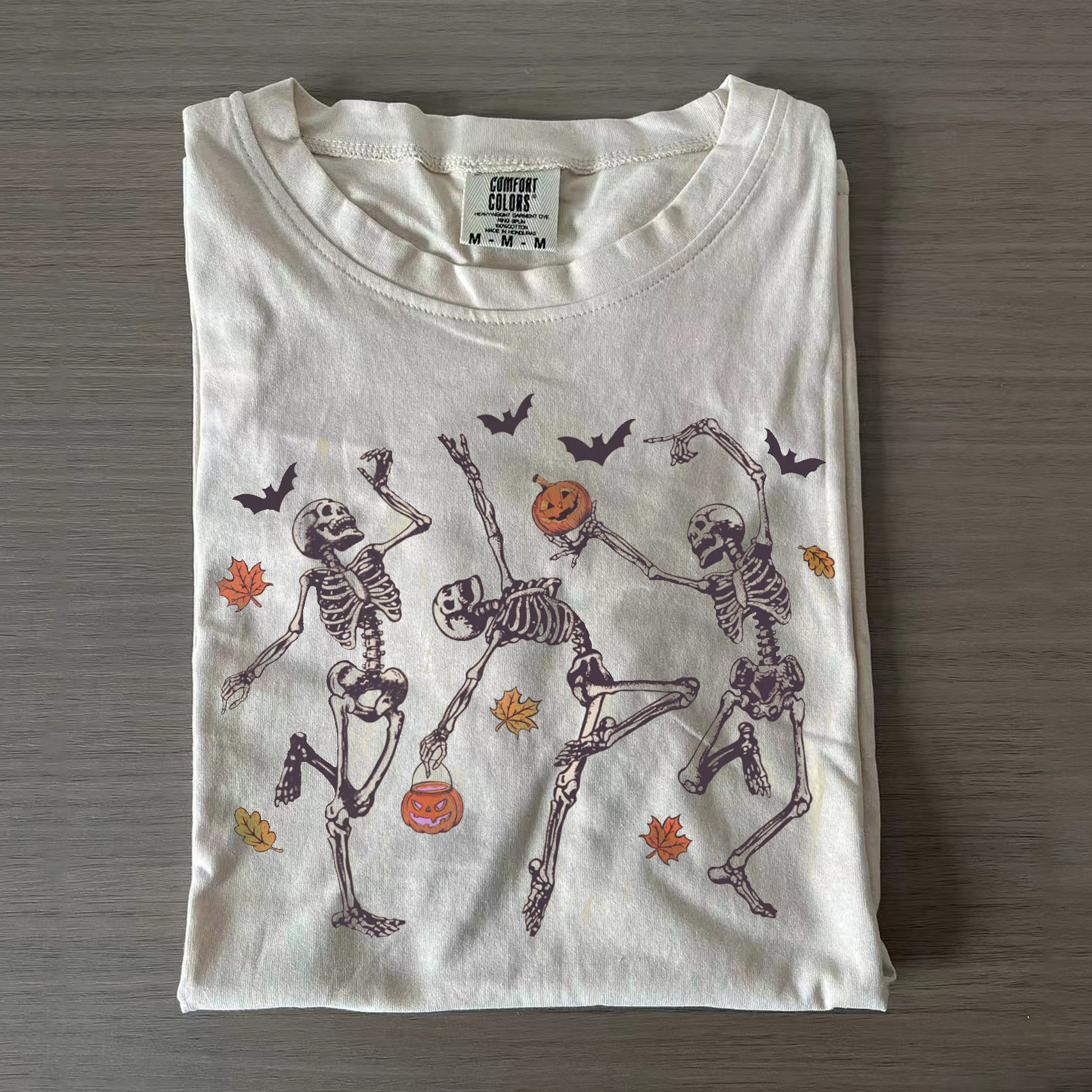 Comfort Colors Dancing Skeleton T-shirt-Magmoo