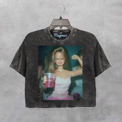 Funny Doll Face Girl Meme Shirt