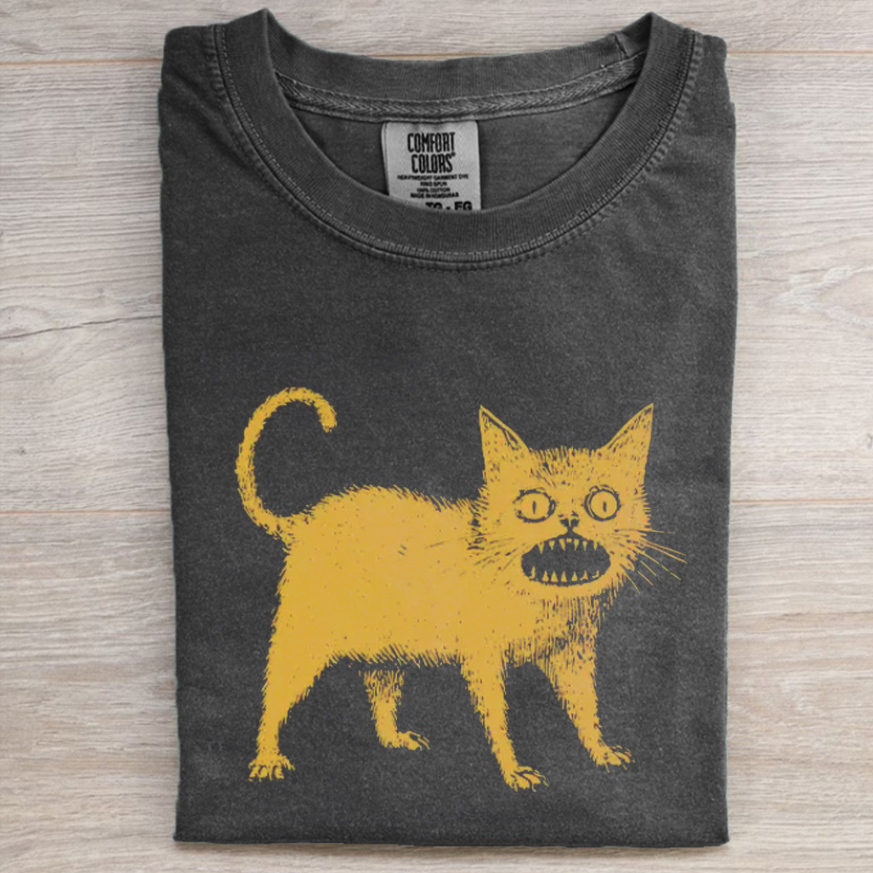 [Prime]Horrible Japanese Cat T-shirt-Magmoo