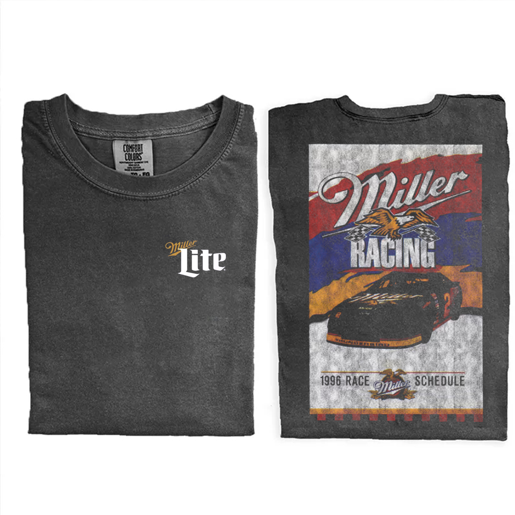 Miller Lite Racing Vintage Style Unisex T-shirt-Magmoo