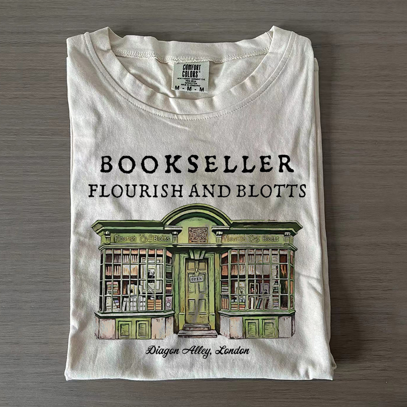 Flourish Blotts Comfort Color T-shirt-Magmoo