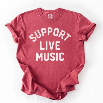Support Live Music T-shirt-Magmoo