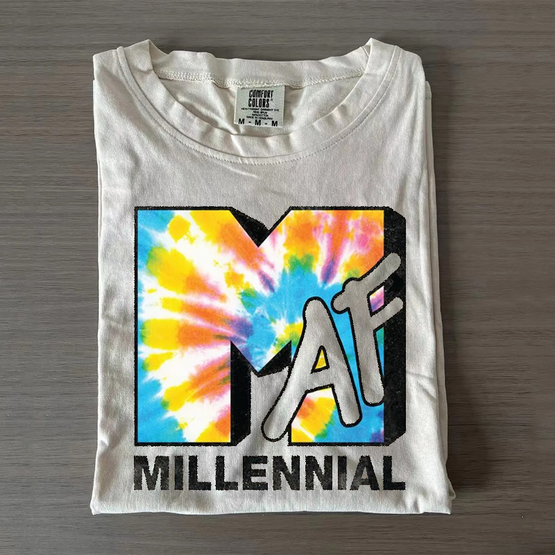 Millennial AF Comfort Colors T-shirt-Magmoo