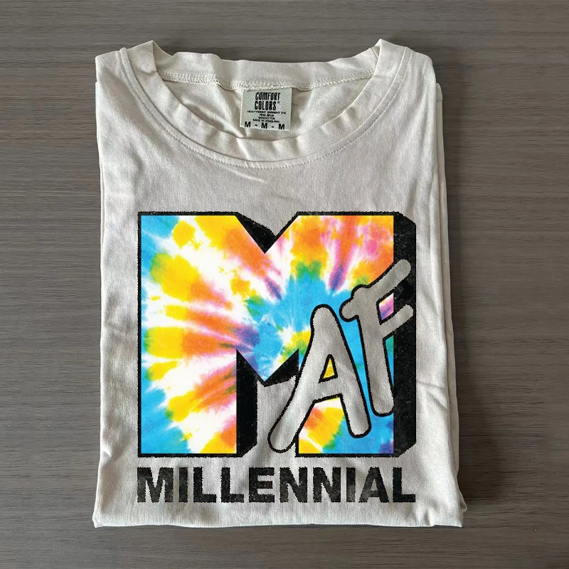 Millennial AF Comfort Colors T-shirt-Magmoo