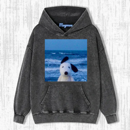 Dog Calm & Ocean T-Shirt-Magmoo