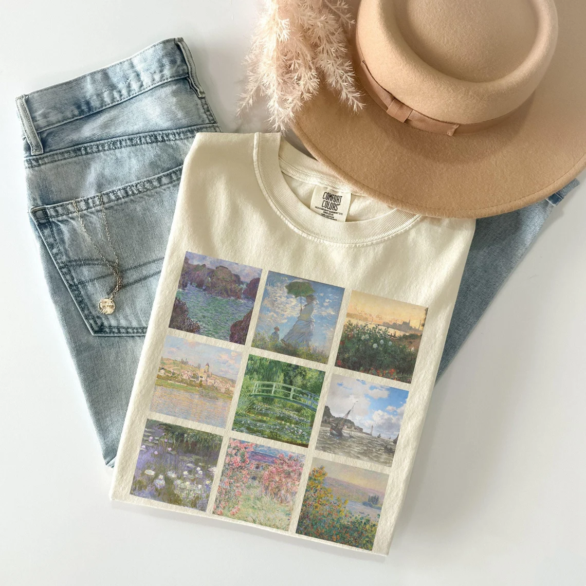 Famous Painting Grid Tee