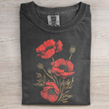Poppies T-shirt-Magmoo