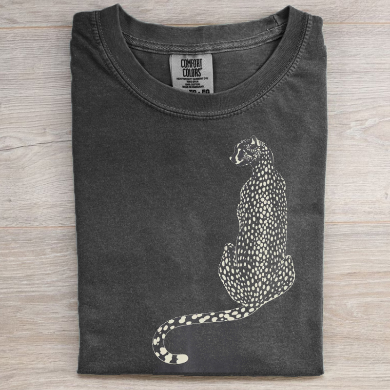 Leopard Comfort Colors T-shirt-Magmoo