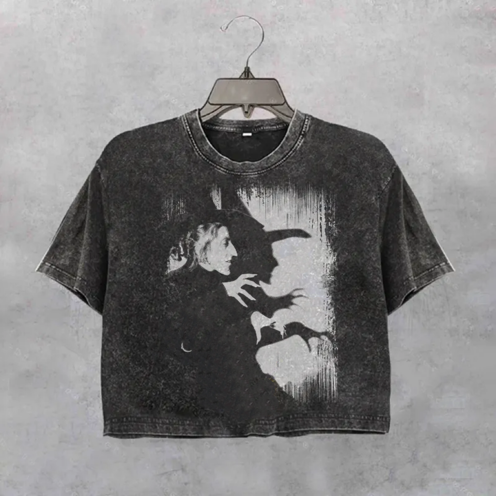 Wicked Witch Crop Shirt-Magmoo