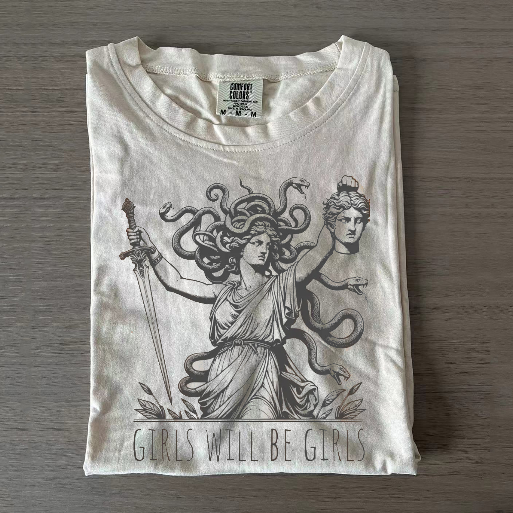 Comfort Colors Girls Will Be Girls T-shirt-Magmoo