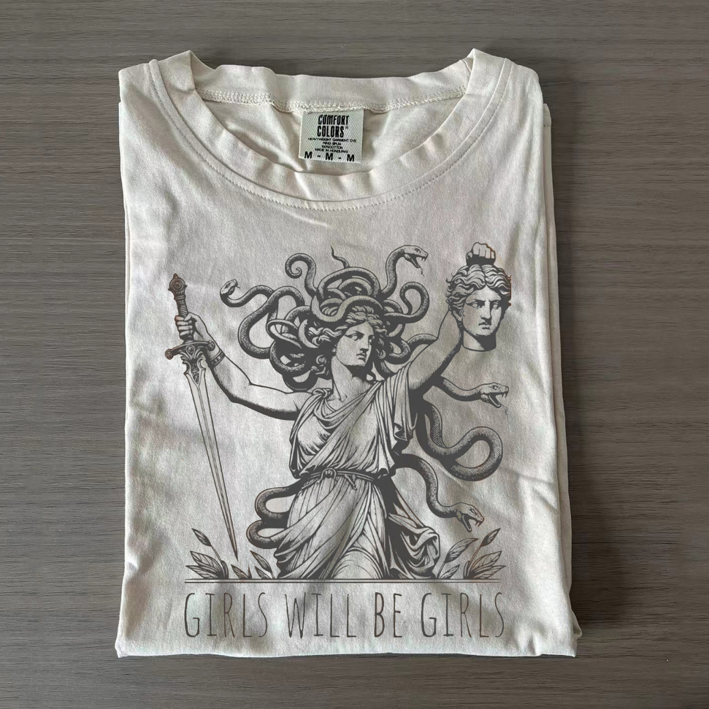 Comfort Colors Girls Will Be Girls T-shirt-Magmoo