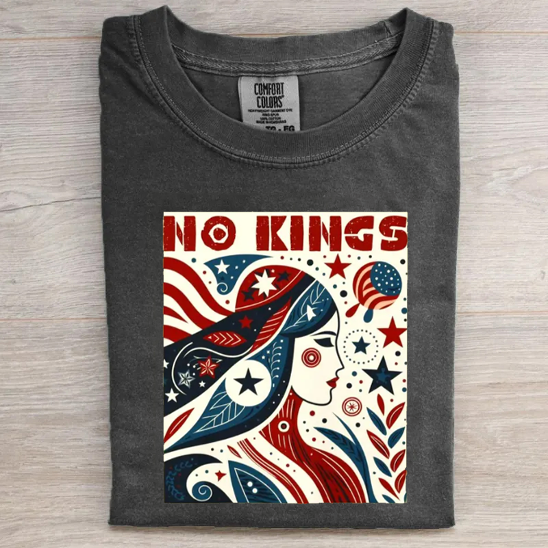 No Kings Protest T-shirt-Magmoo