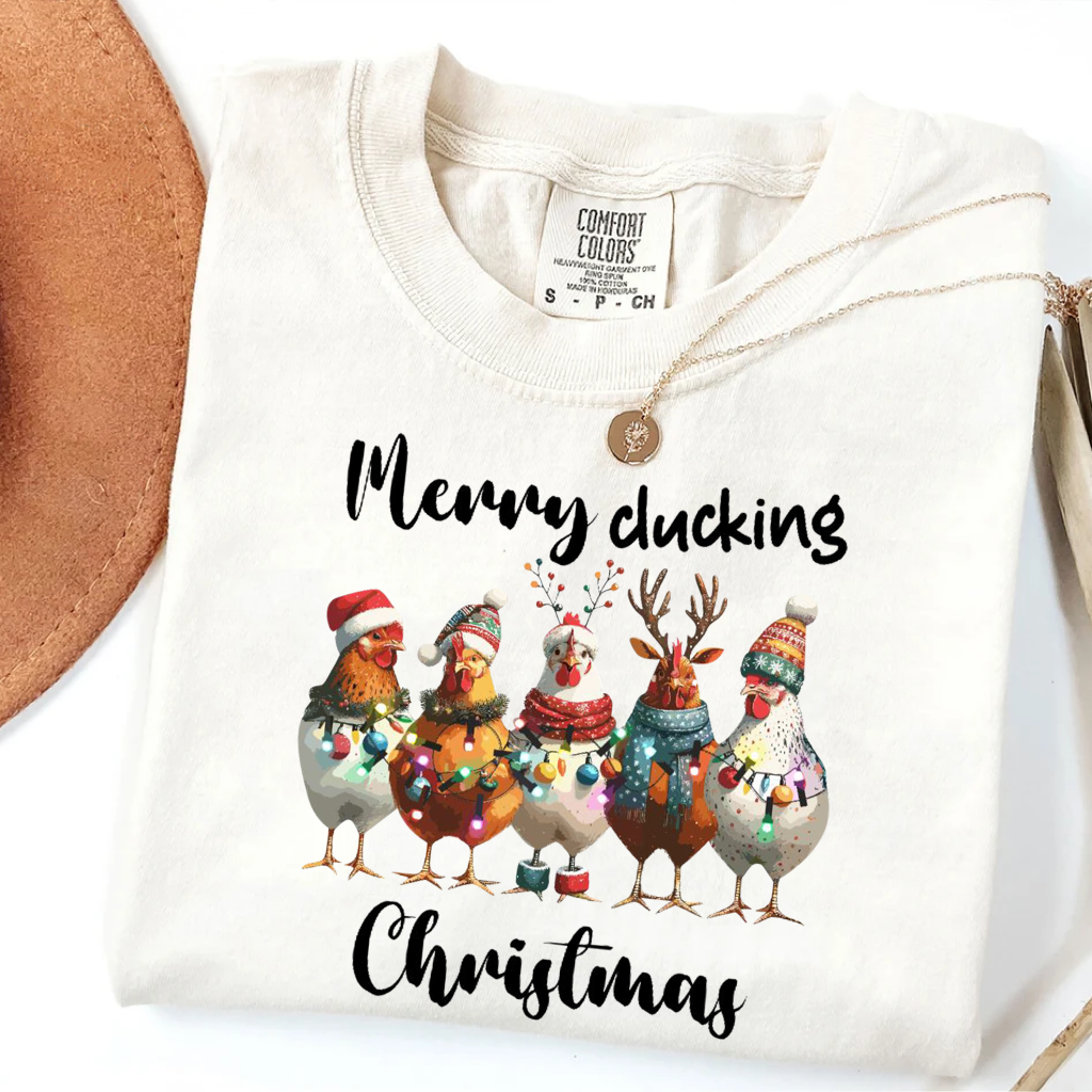 Merry Clucking Christmas T-Shirt