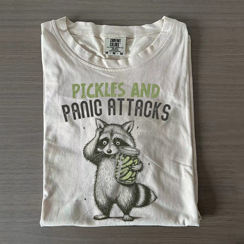 Pickles and Panic Attacks T-shirt-Magmoo