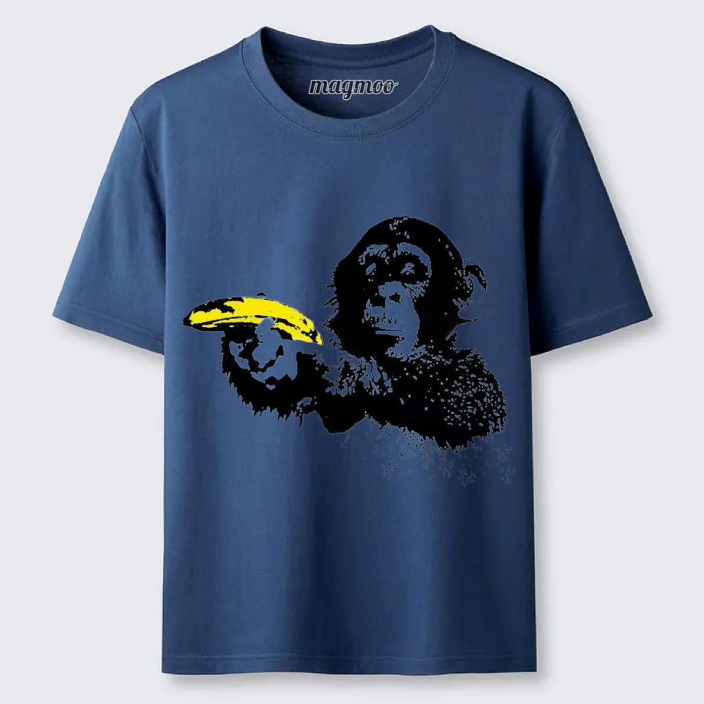 Magmoo Banana Gun Chimp T-shirt