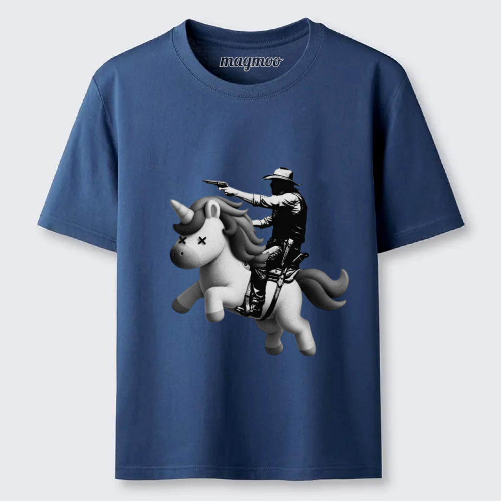 Magmoo Cowboy and Unicorn T-shirt