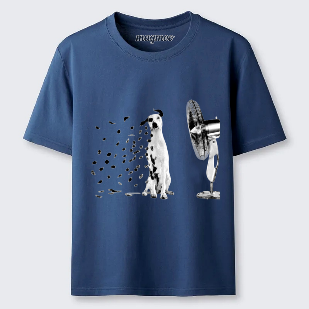 Magmoo Dalmatian Fan Blow T-shirt