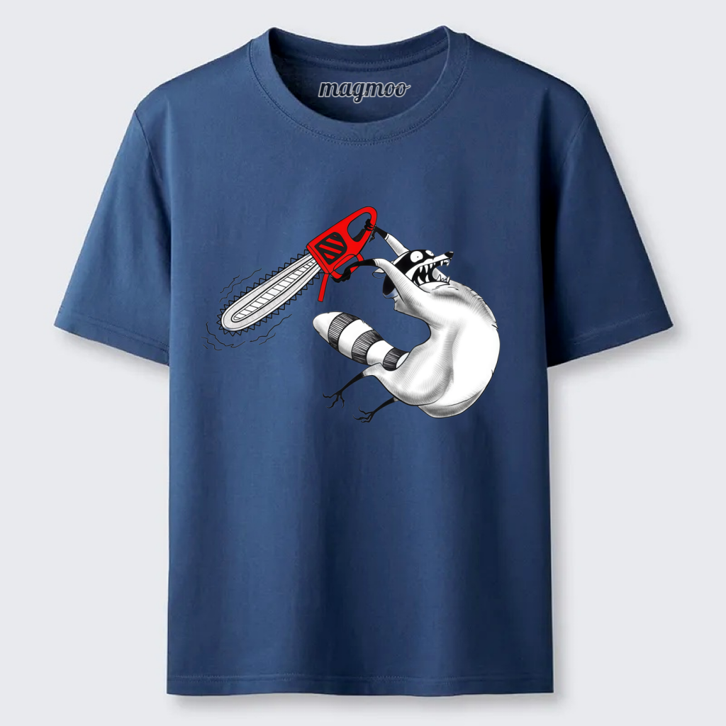 Magmoo Chainsaw Raccoon T-shirt