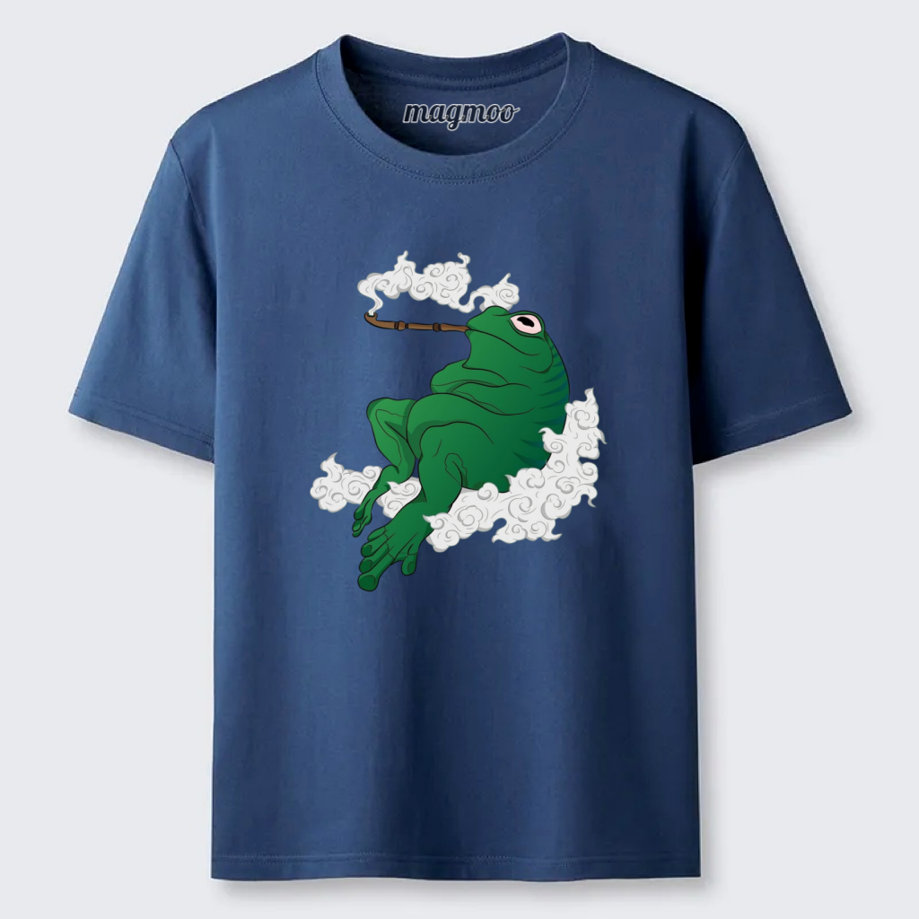 Magmoo Zen Smoking Frog T-shirt