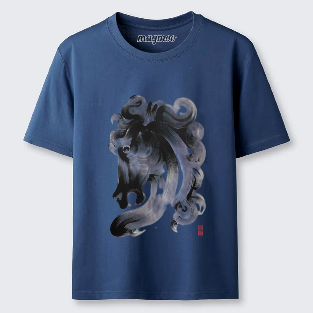 Magmoo Ink Brush Horse T-shirt