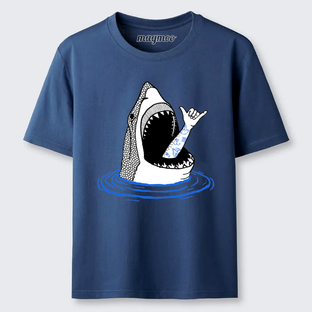 Magmoo Tattoo Shark Shaka T-shirt